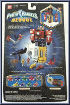Lightspeed Megazord from Power Rangers Lightspeed Rescue - Micro Playsets manufactured by Bandai [Back]