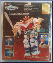 Deluxe Charging Galaxy Megazord from Power Rangers Lost Galaxy - Deluxe manufactured by Bandai [Back]