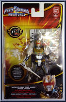 Metallic Force Robo Knight Power Ranger from Power Rangers Megaforce - Basic Series manufactured by Bandai [Front]