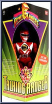 Red Ranger from Power Rangers Mighty Morphin - Talking [8" Scale] manufactured by Bandai [Front]