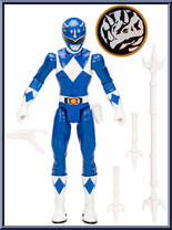 Mighty Morphin Blue Ranger from Power Rangers Mighty Morphin - 2023 - Basic Series manufactured by Hasbro [Loose]