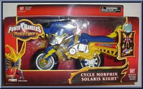 Cycle Morphin Solaris Knight from Power Rangers Mystic Force - Vehicles manufactured by Bandai [Front]