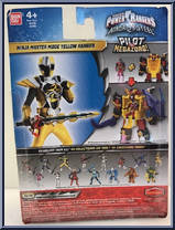 Ninja Master Mode Yellow Ranger from Power Rangers Ninja Steel - Ninja Master Mode manufactured by Bandai [Back]