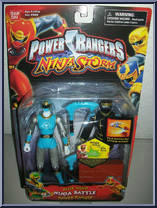 Blue Wind Ninja Battle Power Ranger from Power Rangers Ninja Storm - Basic Series manufactured by Bandai [Front]