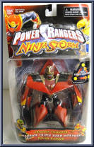 Crimson Thunder Warrior Triple Zord Morphin Power Ranger from Power Rangers Ninja Storm - Triple Zord manufactured by Bandai [Front]