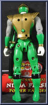 Green Samurai Ninja Flash Power Ranger from Power Rangers Ninja Storm - Basic Series manufactured by Bandai [Loose]