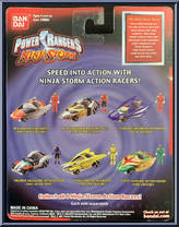 N.Y.T.F. 2003 Action Racer (NYTF) from Power Rangers Ninja Storm - Action Racers manufactured by Bandai [Back]
