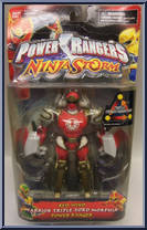 Red Wind Warrior Triple Zord Morphin Power Ranger from Power Rangers Ninja Storm - Triple Zord manufactured by Bandai [Front]