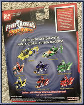 Samurai Star Action Racer from Power Rangers Ninja Storm - Action Racers manufactured by Bandai [Back]