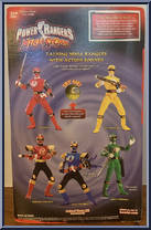 Yellow Wind Talking Ninja Ranger from Power Rangers Ninja Storm - Talking manufactured by Bandai [Back]
