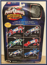 Mach-Morphin Green Power Ranger from Power Rangers Operation Overdrive - Mach-Morph manufactured by Bandai [Back]
