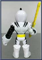 Trent Dino Thunder White Ranger from Power Rangers - Blind Bags manufactured by Playskool [Loose]