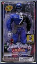 Blue Talking S.P.D. Power Ranger from Power Rangers SPD - 12" Talking manufactured by Bandai [Front]