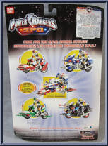 Green Delta Armor Power Ranger from Power Rangers SPD - Delta Armor manufactured by Bandai [Back]
