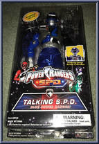 Talking S.P.D. Blue Power Ranger from Power Rangers SPD - 12" Talking manufactured by Bandai [Front]