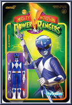 Blue Ranger from Power Rangers - ReAction Figures manufactured by Super7 [Front]