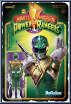 Green Ranger (Battle Damaged) from Power Rangers - ReAction Figures manufactured by Super7 [Front]