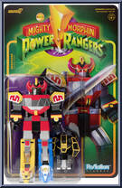 Megazord from Power Rangers - ReAction Figures manufactured by Super7 [Front]