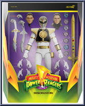 White Ranger from Power Rangers - Ultimate manufactured by Super7 [Front]