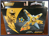 Gold Ninja Battle Morpher from Power Rangers Super Ninja Steel - Role Play manufactured by Bandai [Front]