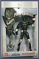 Psycho Black Ranger from Power Rangers Super Ninja Steel - Legacy Collection manufactured by Bandai [Front]