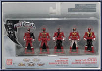 Red Rangers: Legendary Ranger Key Pack from Power Rangers Super Ninja Steel - Legacy Collection manufactured by Bandai [Front]