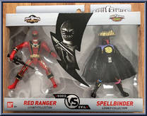 Red Ranger vs. Spellbinder from Power Rangers Super Ninja Steel - Legacy Collection manufactured by Bandai [Front]