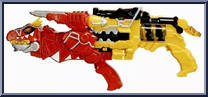 T-Rex Super Charge Morph Blaster Set from Power Rangers Super Ninja Steel - Legacy Collection manufactured by Bandai [Loose]