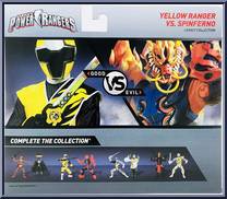 Yellow Ranger vs. Spinferno from Power Rangers Super Ninja Steel - Legacy Collection manufactured by Bandai [Back]