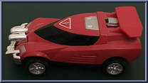 Red Lightning from Power Rangers Turbo - Real Metal Turbo Rangers Vehicles manufactured by Bandai [Loose]