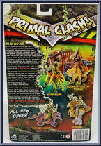 Trimetrodon from Primal Clash! - Dino Wrangler manufactured by Lanard Toys [Back]