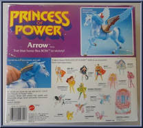 Arrow (Horse) from Princess of Power - Accessories manufactured by Mattel [Back]