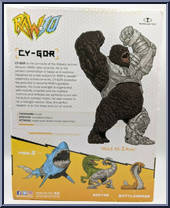 Cy-Gor from RAW 10 - Basic Series manufactured by McFarlane [Back]