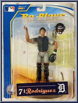 Ivan Rodriguez (Detroit Tigers) from Re-Plays - MLB - Series I manufactured by Gracelyn Toys [Front]