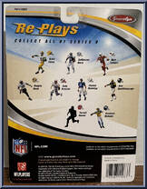 Peyton Manning (Indianapolis Colts) from Re-Plays - NFL - Series V manufactured by Gracelyn Toys [Back]