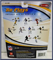 Reggie Bush (New Orleans Saints) from Re-Plays - NFL - Series V manufactured by Gracelyn Toys [Back]