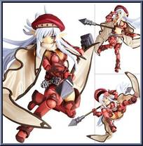 Alleyne (Player 2 Color) from Revoltech - Queen's Blade manufactured by Kaiyodo [Loose]