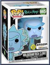 Hologram Rick Clone (Glows In The Dark) from Rick and Morty - Pop! Vinyl Figures manufactured by Funko [Front]