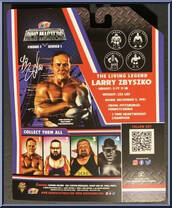 Larry Zbyszko (Black Shorts) from Ring Masters - Basic Series manufactured by Rush Collectibles [Back]