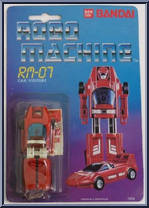 Car from Robo Machine - Carded manufactured by Bandai [Front]