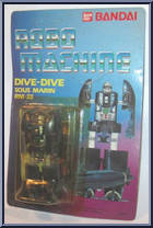 Dive-Dive from Robo Machine - Carded manufactured by Bandai [Front]