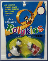 Donald Duck / White Rabbit from Rolykins - Basic Series manufactured by Marx [Front]