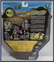Nick Logan in Stealth from Roswell Conspiracies - Aliens, Myths & Legends - Basic Series manufactured by Giochi Preziosi [Back]