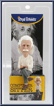 Albert Einstein from Royal Bobbles - Computer Sitters manufactured by Royal Bobbles [Front]