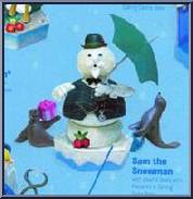 Sam the Snowman (Umbrella) from Rudolph - Talking Figures: Series 2 manufactured by Forever Fun [Loose]