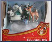 Sam's Christmas (Green outfit) from Rudolph - PVC Boxed Sets manufactured by Forever Fun [Front]