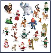 Ultimate Figurine Collection (Gold Santa Throne) (21 Piece) from Rudolph - PVC Collections manufactured by Forever Fun [Loose]