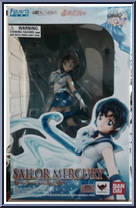 Sailor Mercury (Swirl Base) from Sailor Moon - Basic Series manufactured by Bandai [Front]