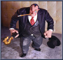 The Penguin from Secret Files - Series 1: Batman Rogues Gallery manufactured by DC Direct [Loose]