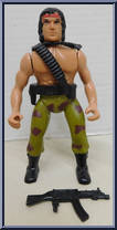 Commando from Secret of the Ninja - Basic Series manufactured by Remco [Loose]